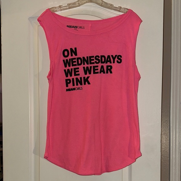 Mean Girls Tops - Mean Girls Pink Sleeveless Top